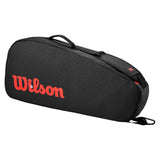 Clash V3 3 Pack Tennis Racquet Bag Black and Infrared-Bags-Wilson-WR8038001001-1-Tennis Express
