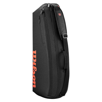 Clash V3 3 Pack Tennis Racquet Bag Black and Infrared-Bags-Wilson-WR8038001001-3-Tennis Express