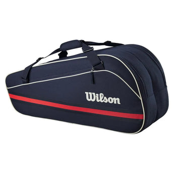 6 Pack Team Tennis Racquet Bag Navy-Bags-Wilson-WR8039901001-2-Tennis Express