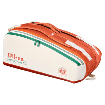 Roland Garros 2026 9pk Tennis Racquet Bag Cream,Bags,Wilson,,,Tennis Express,WR8052801001