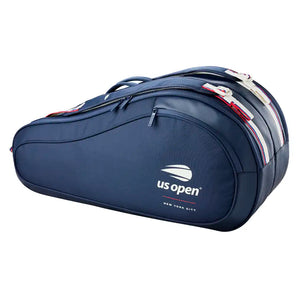 US Open 2026 6 Pack Racquet Bag White and Navy,Bags,Wilson,,,Tennis Express,WR8056801001-2