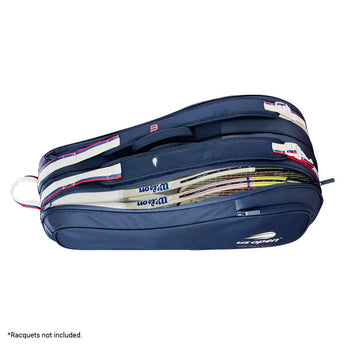 US Open 2026 6 Pack Racquet Bag White and Navy,Bags,Wilson,,,Tennis Express,WR8056801001-4