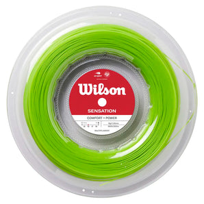 Sensation 16g Neon Green Tennis String Reel,Strings,Wilson,,,Tennis Express,WR830180116R-1