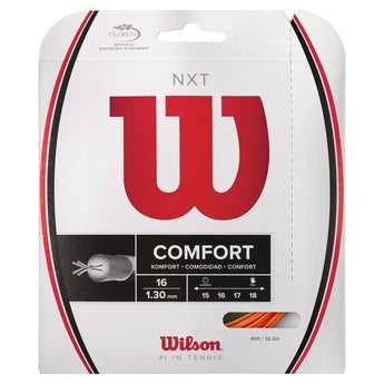 NXT Tennis String Neon Orange-Strings-Wilson-WR8312002-Tennis Express