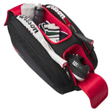 Bela V3 Padel Racquet Bag Black and Red-Padel Racquets-Wilson-WR8910801001-2-Tennis Express