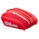 2026 Super Tour Red Padel Bag-Bags-Wilson-WR8913001_0-Tennis Express