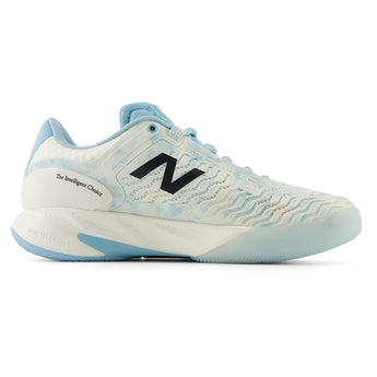 Women's Fresh Foam X CT-Rally v2 B Width Tennis Shoes Sea Salt and Glint Blue-Footwear-New Balance-WRAL36BB-3-Tennis Express