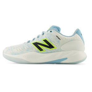 Women's Fresh Foam X CT-Rally v2 B Width Tennis Shoes Sea Salt and Glint Blue-Footwear-New Balance-WRAL36BB-36-Tennis Express