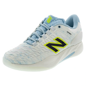Women's Fresh Foam X CT-Rally v2 D Width Tennis Shoes Sea Salt and Glint Blue,Footwear,New Balance,Sea Salt/Glint Blue,6,Tennis Express,WRAL36BDcopy
