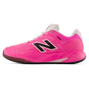 Women's Fresh Foam X CT-Rally v2 B Width Tennis Shoes Pink Heat and Black,Footwear,New Balance,,,Tennis Express,WRAL3TFB-2