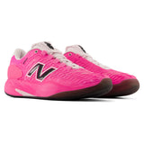 Women's Fresh Foam X CT-Rally v2 B Width Tennis Shoes Pink Heat and Black,Footwear,New Balance,,,Tennis Express,WRAL3TFB-4