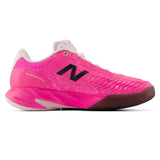 Women's Fresh Foam X CT-Rally v2 D Width Tennis Shoes Pink Heat and Black,Footwear,New Balance,,,Tennis Express,WRAL3TFD-1