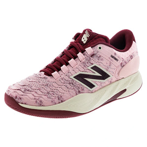 Women's Fresh Foam X CT-Rally v2 B Width Tennis Shoes Pink Chalk and Angora,Footwear,New Balance,Pink Chalk/Angora,5,Tennis Express,WRAL54ZB-F26copy