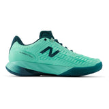 Women's CLAY Court Fresh Foam X CT-Rally v2 B Width Tennis Shoes Deep End and Medusa Green,Footwear,New Balance,,,Tennis Express,WRAL9DMB-2