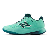 Women's CLAY Court Fresh Foam X CT-Rally v2 D Width Tennis Shoes Deep End and Medusa Green,Footwear,New Balance,,,Tennis Express,WRAL9DMD-1