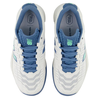 Women's Fresh Foam X CT-Rally v2 D Width Tennis Shoes White and Angora,Footwear,New Balance,,,Tennis Express,WRAL9W6-3
