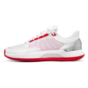 Women's Intrigue Tour CTC Tennis Shoes White and Wilson Red,Footwear,Wilson,,,Tennis Express,WRS00964001-F26-1