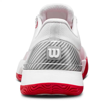 Women's Intrigue Tour CTC Tennis Shoes White and Wilson Red,Footwear,Wilson,,,Tennis Express,WRS00964001-F26-4
