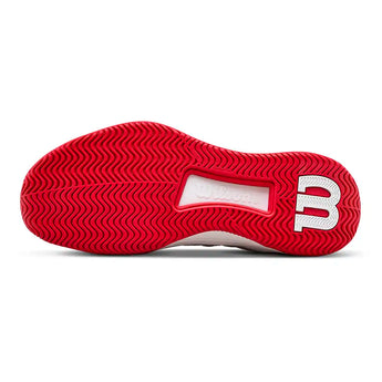 Women's Intrigue Tour CTC Tennis Shoes White and Wilson Red,Footwear,Wilson,,,Tennis Express,WRS00964001-F26-5
