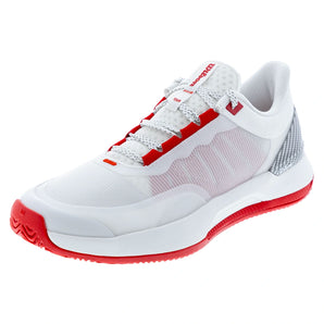 Women's Intrigue Tour CTC Tennis Shoes White and Wilson Red,Footwear,Wilson,White/Wilson Red,5.5,Tennis Express,WRS00964001-F26copy