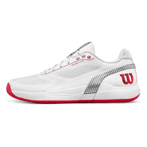 Men's RUSH PRO 5 CTC Tennis Shoes White and Wilson Red,Footwear,Wilson,,,Tennis Express,WRS01048001-F26-1
