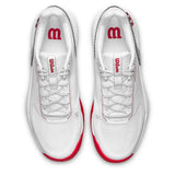 Men's RUSH PRO 5 CTC Tennis Shoes White and Wilson Red,Footwear,Wilson,,,Tennis Express,WRS01048001-F26-3