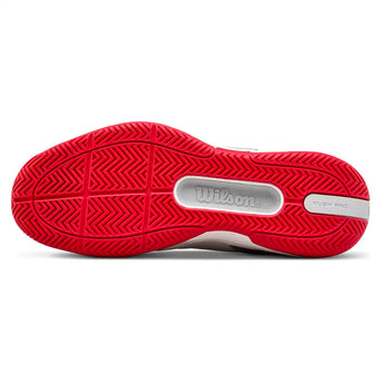 Men's RUSH PRO 5 CTC Tennis Shoes White and Wilson Red,Footwear,Wilson,,,Tennis Express,WRS01048001-F26-5