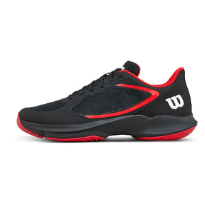 Men's Hurakn Lite Padel Shoes Black and Red-Footwear-Wilson-WRS333920-F25-1-Tennis Express