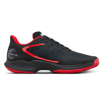 Men's Hurakn Lite Padel Shoes Black and Red-Footwear-Wilson-WRS333920-F25-2-Tennis Express
