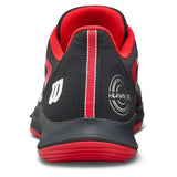 Men's Hurakn Lite Padel Shoes Black and Red-Footwear-Wilson-WRS333920-F25-4-Tennis Express