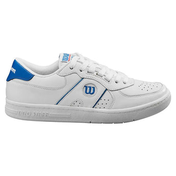Unisex Pro Staff 87 Tennis Shoes White and Deja Vu Blue-Footwear-Wilson-WRS333980U-2-Tennis Express