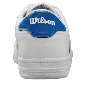 Unisex Pro Staff 87 Tennis Shoes White and Deja Vu Blue-Footwear-Wilson-WRS333980U-5-Tennis Express