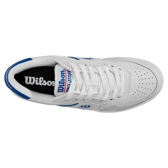 Unisex Pro Staff 87 Tennis Shoes White and Deja Vu Blue-Footwear-Wilson-WRS333980U-6-Tennis Express