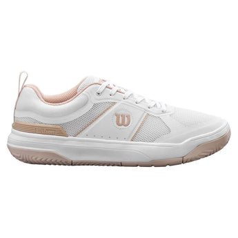 Women's Pickle Pro Pickleball Shoes White and Cameo Rose-Footwear-Wilson-WRS334590U-H24-1-Tennis Express