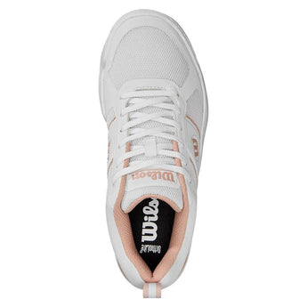 Women's Pickle Pro Pickleball Shoes White and Cameo Rose-Footwear-Wilson-WRS334590U-H24-3-Tennis Express
