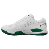 Juniors' Rush Pro Ace Tennis Shoes White and Bosphorus-Footwear-Wilson-WRS335310_3-3-[Sku]-Tennis Express