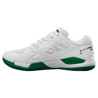 Juniors' Rush Pro Ace Tennis Shoes White and Bosphorus-Footwear-Wilson-WRS335310_3-3-[Sku]-Tennis Express