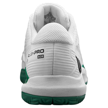 Juniors' Rush Pro Ace Tennis Shoes White and Bosphorus-Footwear-Wilson-WRS335310_4-5-[Sku]-Tennis Express