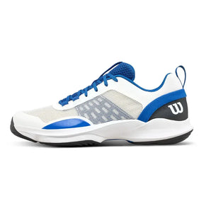 Men's Hurakn Pro V2 Padel Shoes White and Deja Vu Blue-Footwear-Wilson-WRS335560-F25-1-Tennis Express