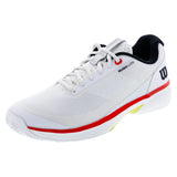 Men's Rush Lite 5 Tennis Shoes White and Black-Footwear-Wilson-WRS336360U-S26copy-Tennis Express