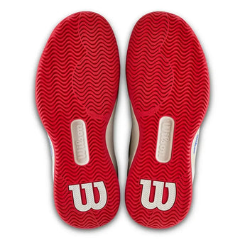 Women's Intrigue Pro USO Tennis Shoes Tofu and Amparo Blue-Footwear-Wilson-WRS336690-F25-5-Tennis Express