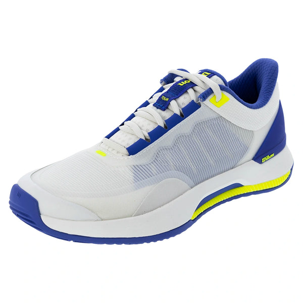Women's Intrigue Tour Padel Shoes White and Safety Yellow,Footwear,Wilson,5.5,White/Safety Yellow,Tennis Express,WRS336940-F25copy