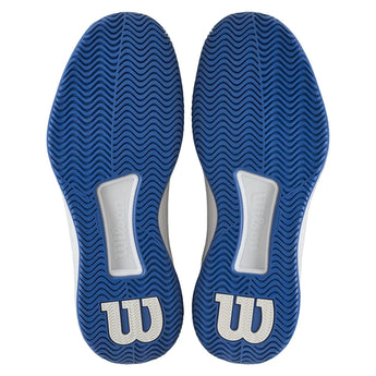 Women's Intrigue Tour Tennis Shoes White and Blue, Wilson, Tennis Express, WRS337080-F26-4