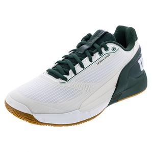 Men's Rush Pro 5 Tennis Shoes White and Sycamore,Footwear,Wilson,White/Sycamore,7,Tennis Express,WRS337180U-S26copy
