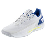 Men's Rush Tour 5 Tennis Shoes White and Deja Vu Blue-Footwear-Wilson-WRS337220Ucopy-Tennis Express