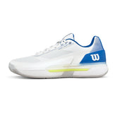Men's Rush Tour 5 Tennis Shoes White and Deja Vu Blue-Footwear-Wilson-WRS337220_1-Tennis Express