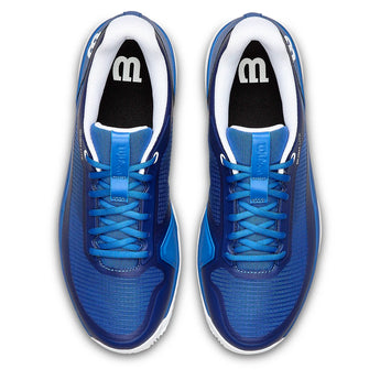 Men's Rush Lite 5 Clay Tennis Shoes Deja Vu Blue and White-Footwear-Wilson-WRS337310U-3-Tennis Express