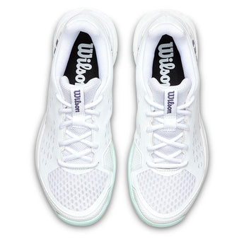 Juniors' Rush Pro L Tennis Shoes White and Bay-Footwear-Wilson-WRS337580_4-Tennis Express