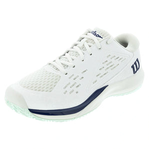 Juniors' Rush Pro Ace Tennis Shoes White and Bay-Footwear-Wilson-WRS337600U-2copy-Tennis Express