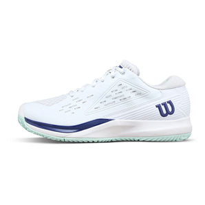 Juniors' Rush Pro Ace Tennis Shoes White and Bay-Footwear-Wilson-WRS337600_3-Tennis Express